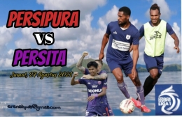 Foto Jadwal Persipura vs Persita/Sumber: ilustrasi pribadi