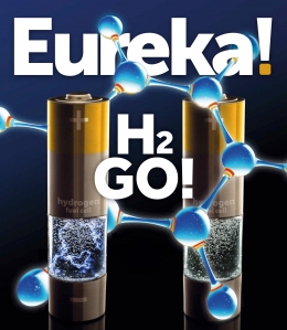 Sel bahan bakar Hidrogen. Sumber: Eureka, August 2020, hlm. Sampul.