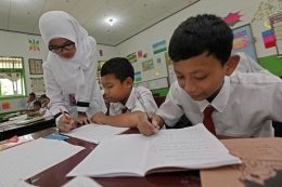 Ilustrasi pendidikan di Indonesia | Sumber: Sinar Mas via kompas.com