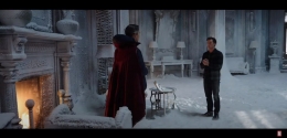 Peter Parker menemui Doctor Strange di New York Sanctum. Sumber: Marvel