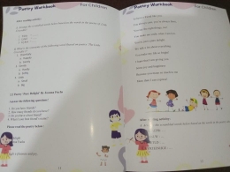 Sampul dari 'Poetry workbook' yang diperuntukkan bagi anak-anak TBM Kolong Ciputat/dokpri