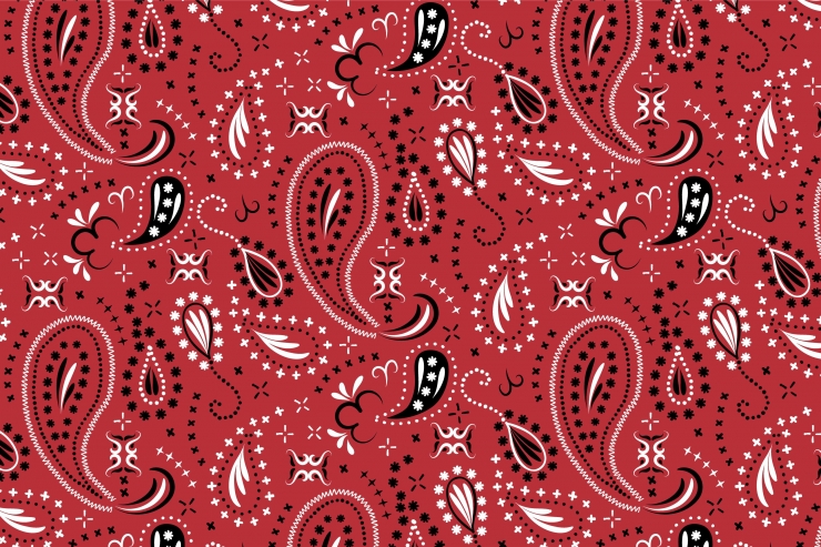 Ilustrasi motif kain paisley. (Sumber: freepik.com) 
