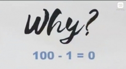 100-1=0 (sumber: ririnelfi.com)