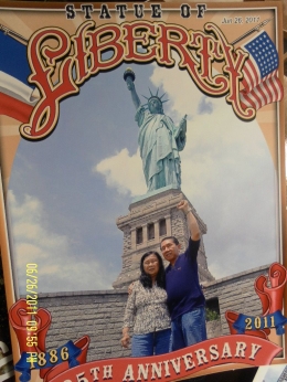 Bersama patung Liberty (dok pribadi)