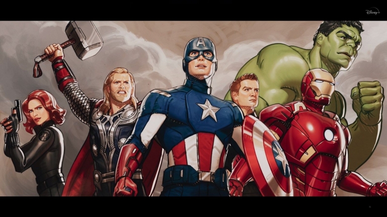 Anggota Avengers saat The Battle of New York. Sumber : Disney+