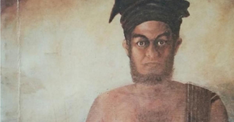 Sosok Sisingamangaraja XII menurut pelukisan Augustin Sibarani (Foto: historia.id)