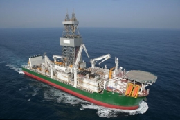 Drillship yang Dibangun oleh Samsung Heavy Industries. Sumber: kedglobal.com