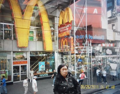 Salah satu rumah makan MC Donald (dok pribadi)