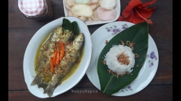 Taraaa.... Makanan siap disajikan bersama nasi putih. Hem, lezat dan nikmat, nih. | Foto: Wahyu Sapta.