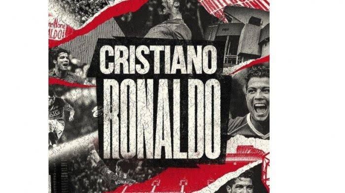 Pengumuman transfer Cristiano Ronaldo di laman resmi MU (Tribunnews.com)