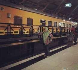 Di Stasiun Pasar Turi, Surabaya (dokpri)