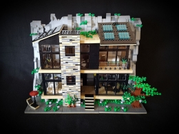 Desain rumah dari LEGO | Sumber foto: Indobrickville & Sarah Beyer
