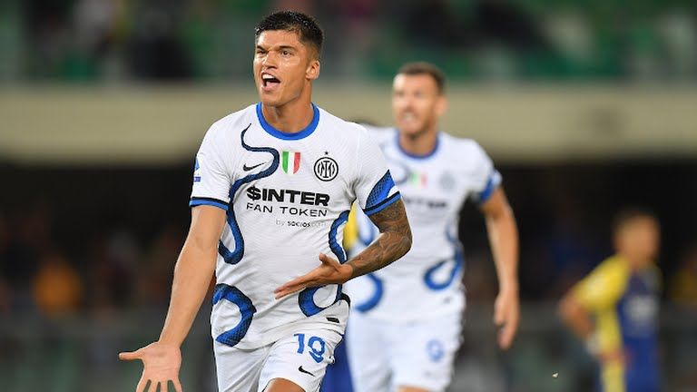 Correa menjadi bintang kemenangan Inter di pekan kedua. Sumber: via Reuters