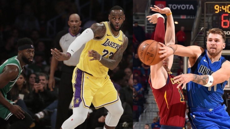 LeBron James dan Luka Doncic/Sumber: diolah penulis dari berbagai sumber