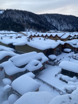 China snow town di Kota Heilongjiang