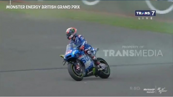 Rins bisa menjejak podium di Silverstone lagi. Sumber: Motogp/Transmedia/Trans7