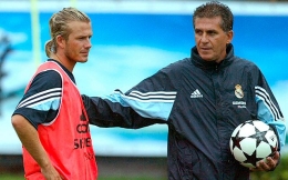 Mungkin Beckham heran, bagaimana bisa Queiroz melatihnya lagi di Real Madrid (AFP via Chinadaily)