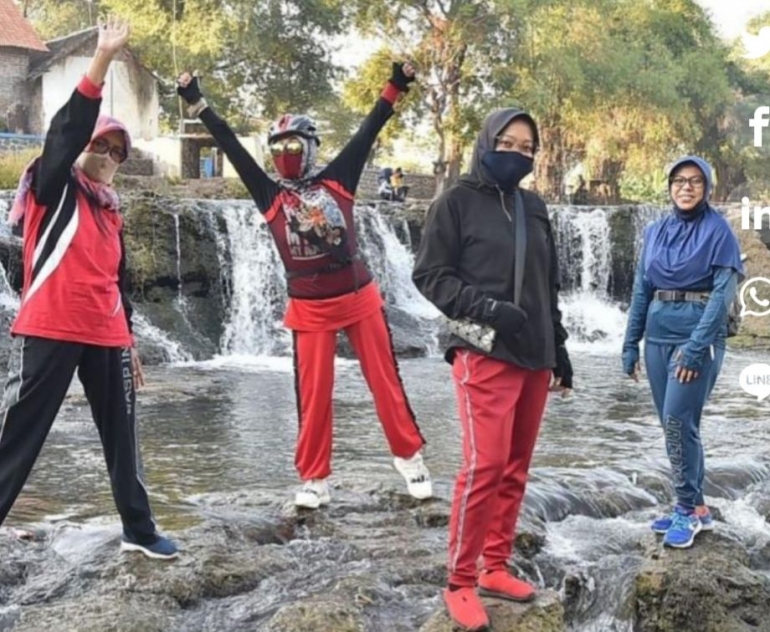 Air terjun mini Dam Licin (Dok. Pribadi)