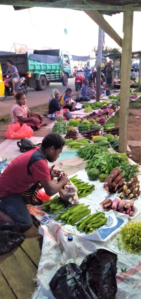 Pasar Mopah, Merauke (Marahalim Siagian)