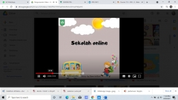 Dokumentasi Karya Peserta Pelatihan (pembelajaran tema sekolah online)/Tangkapan layar pribadi