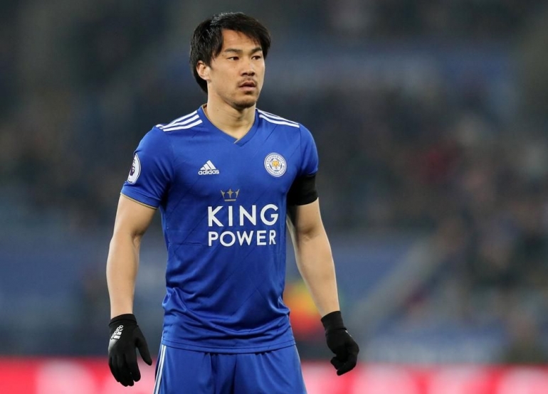 Shinji Okazaki, mantan bintang Leicester City. (via beinsports.com)