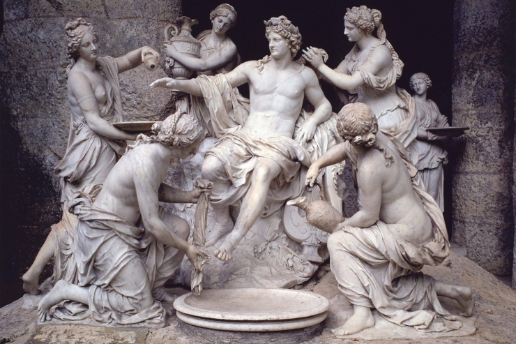 Apollon and the Nymphs (Franois Girardon - Marble)
