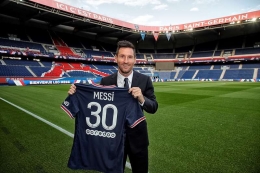 Lionel Messi bergabung ke Paris Saint Germain. (Foto: Official Paris Saint Germain)