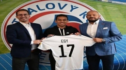 Momen peresmian transfer Egy Maulana Vikri ke FK Senica (Tribunnews.com)