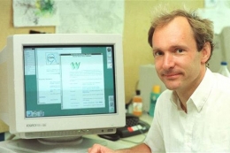 Tim Berners-Lee menciptakan WWW di CERN, Sumber: Kompas.com