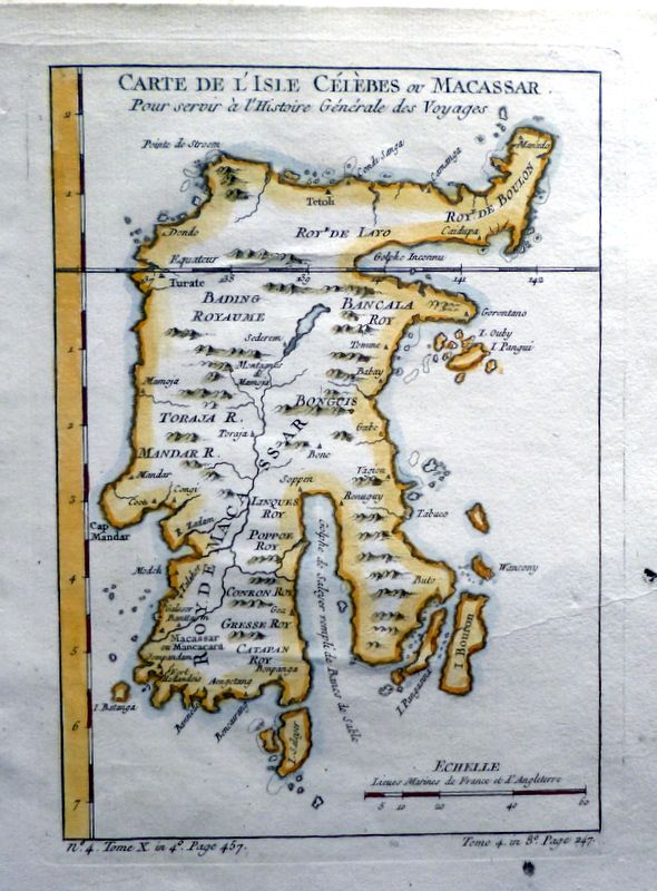 Peta tahun 1775 di buat oleh Jacques Nicholas Bellin