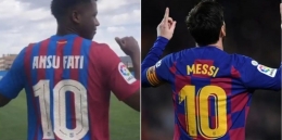Ansu Fati resmi mewarisi nomor punggung Lionel Messi: FC Barcelona: Getty/VI Images 