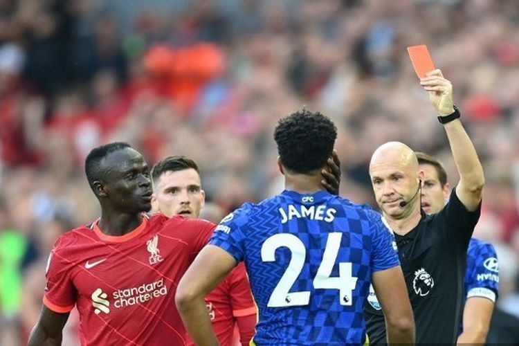 Liverpool vs Chelsea (28/8). Foto: AFP/Michael Regan via Kompas.com