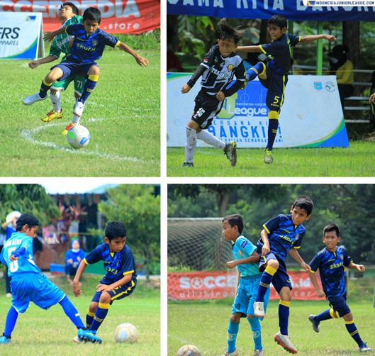 Beberapa aksi Mario Woloblo dalam laga Indonesia Junior League (Sumber: indonesiajuniorleague.com)