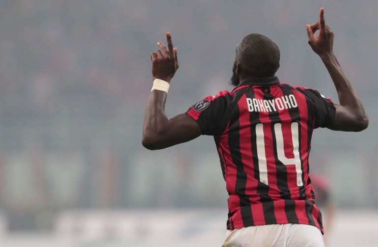 Tiemoue Bakayoko, kembali ke AC Milan musim panas ini. (via Getty Images)