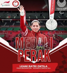 Leani Ratri meraih dua medali emas dan satu perak di Paralimpiade Tokyo: NPC Indonesia