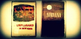 Album Nirvana dalam bentuk kaset (Foto: Cuham)