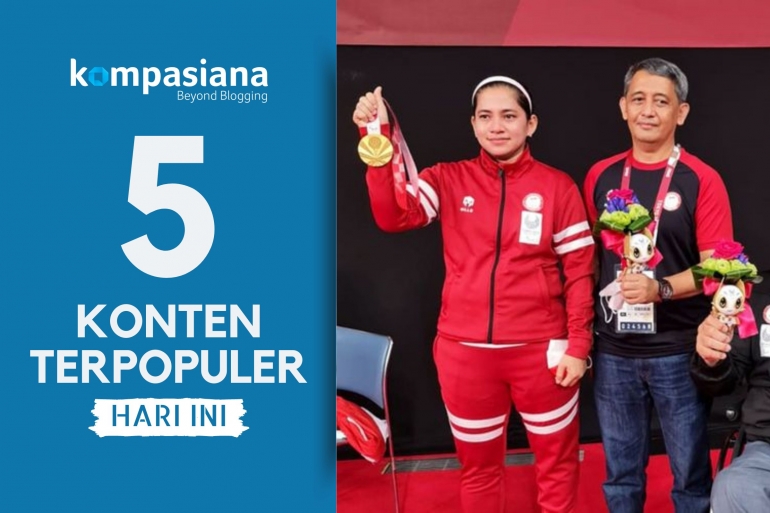 Kontingen Indonesia berhasil mengukir prestasi bersejarah pada Paralimpiade Tokyo 2020. (Diolah kompasiana dari sumber Dok. NPC INDONESIA kompas.com)