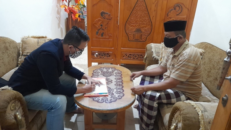 Gambar 1.2: Pertemuan dengan perwakilan pihak sasaran|Dokpri