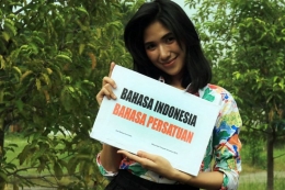 Larasati Dajar (24), Duta Bahasa dari Gorontalo (sumber foto: kompas.com)