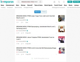 Setiap berita Kumparan menyediakan wadah untuk berkomentar dan menyukai. Sumber: Screen shot dari penulis.