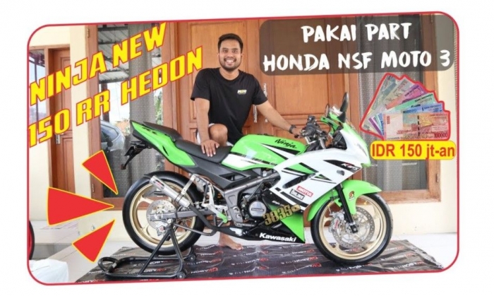 modifikasi new ninja 150 rr
