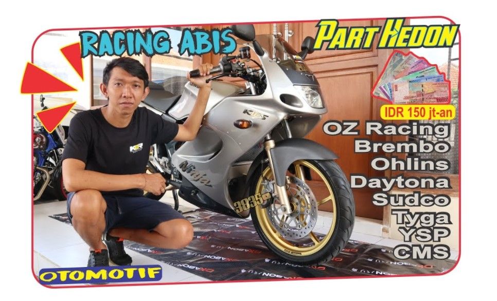 Motor Custom dan Restorasi Ninja ZX150R Tembus Rp 150 jt oleh