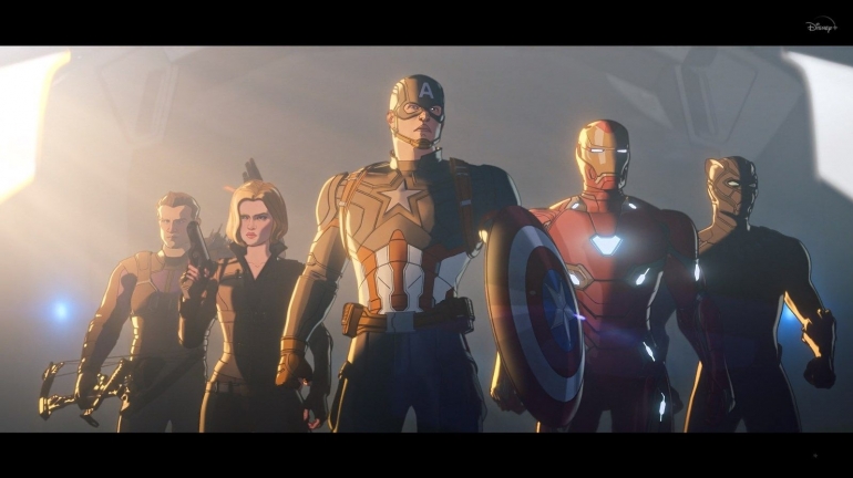 Avengers berkumpul melawan zombie. Sumber : Disney+