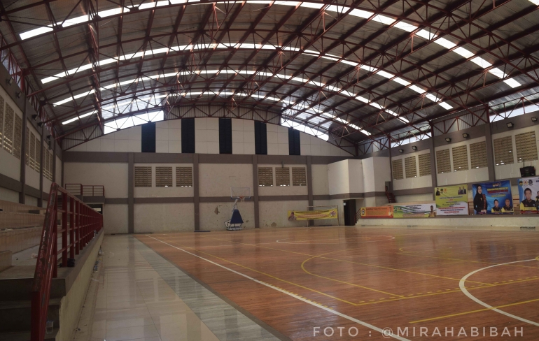 Gor Futsal/Basket Purnawarman. Foto : dokumentasi pribadi