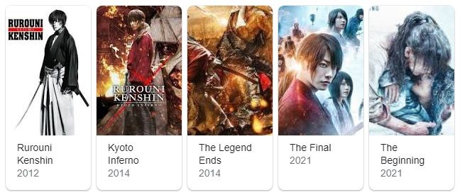Daftar Film Samurai X | google.com
