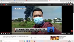 Koresponden CNN Indonesia yang meliput langsung di TKP