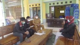 Tim PMM Kelompok 18 melakukan koordinasi dengan pihak Desa Sukorejo, Kabupaten Malang|Dokpri