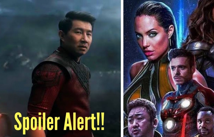 Teori 10 Cincin Wenwo dibuat oleh para Eternals untuk mengalahkan Deviant. (Sumber: Dok. Marvel Studios, Trailer Shangchi dan Fanmade Poster Eternals)