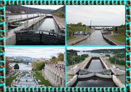 Canal Lock Yang Ada Di Beberapa Negara (Dari Kiri atas : Heidelberg Jerman, Saint Lawrence Seaway, Aanekoski Finlandia,Ottawa Canada) - Doc.Wikipedia 