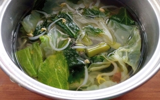 Sayur sop, menu setiap hari selama isoman (dok.pribadi).